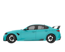 Sport car isolated on transparent background. 3d rendering - illustration png