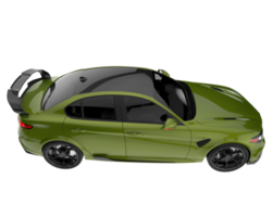 Sport car isolated on transparent background. 3d rendering - illustration png