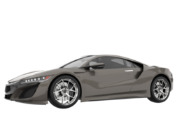 carro esporte isolado em fundo transparente. renderização 3D - ilustração png