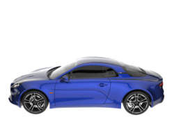 Sport car isolated on transparent background. 3d rendering - illustration png