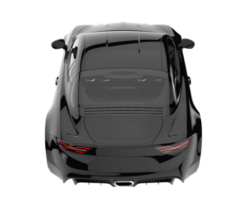 carro esporte isolado em fundo transparente. renderização 3D - ilustração png