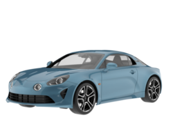 Sport car isolated on transparent background. 3d rendering - illustration png