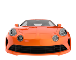 Sport car isolated on transparent background. 3d rendering - illustration png