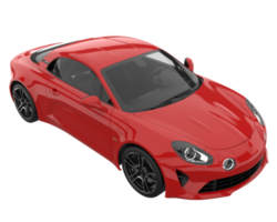 carro esporte isolado em fundo transparente. renderização 3D - ilustração png