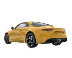 carro esporte isolado em fundo transparente. renderização 3D - ilustração png