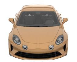 Sport car isolated on transparent background. 3d rendering - illustration png