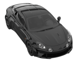 voiture de sport isolée sur fond transparent. rendu 3d - illustration png