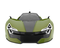 Sport car isolated on transparent background. 3d rendering - illustration png