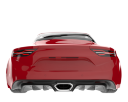 Sport car isolated on transparent background. 3d rendering - illustration png