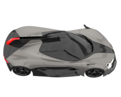 Sport car isolated on transparent background. 3d rendering - illustration png