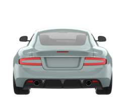 Sport car isolated on transparent background. 3d rendering - illustration png