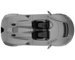 voiture de sport isolée sur fond transparent. rendu 3d - illustration png