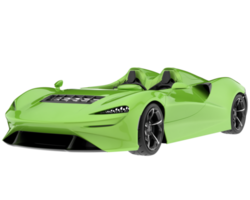 Sport car isolated on transparent background. 3d rendering - illustration png
