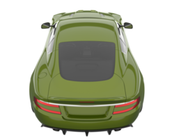 voiture de sport isolée sur fond transparent. rendu 3d - illustration png