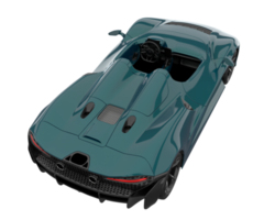 voiture de sport isolée sur fond transparent. rendu 3d - illustration png