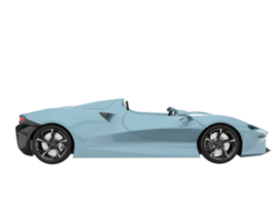 Sport car isolated on transparent background. 3d rendering - illustration png