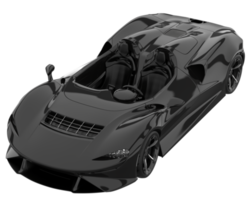 voiture de sport isolée sur fond transparent. rendu 3d - illustration png