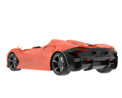 carro esporte isolado em fundo transparente. renderização 3D - ilustração png