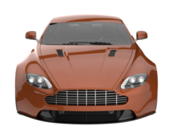 Sport car isolated on transparent background. 3d rendering - illustration png