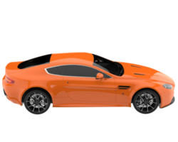 voiture de sport isolée sur fond transparent. rendu 3d - illustration png