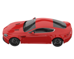 Sport car isolated on transparent background. 3d rendering - illustration png