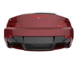 Sport car isolated on transparent background. 3d rendering - illustration png