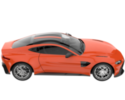 carro esporte isolado em fundo transparente. renderização 3D - ilustração png