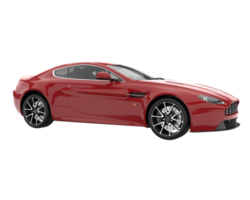 Sport car isolated on transparent background. 3d rendering - illustration png