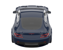 voiture de sport isolée sur fond transparent. rendu 3d - illustration png