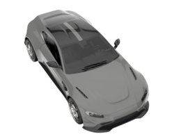 Sport car isolated on transparent background. 3d rendering - illustration png