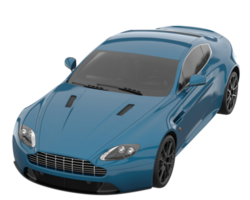 Sport car isolated on transparent background. 3d rendering - illustration png