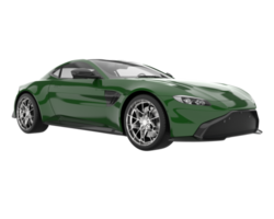 Sport car isolated on transparent background. 3d rendering - illustration png