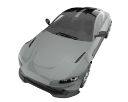 carro esporte isolado em fundo transparente. renderização 3D - ilustração png