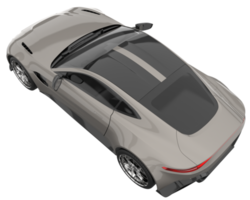 Sport car isolated on transparent background. 3d rendering - illustration png