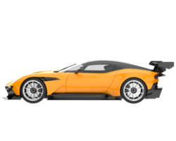 voiture de sport isolée sur fond transparent. rendu 3d - illustration png