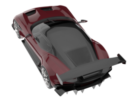 carro esporte isolado em fundo transparente. renderização 3D - ilustração png