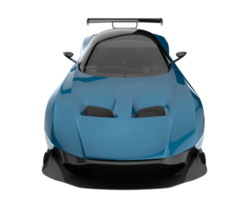 sport auto geïsoleerd Aan transparant achtergrond. 3d renderen - illustratie png