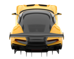 Sport car isolated on transparent background. 3d rendering - illustration png