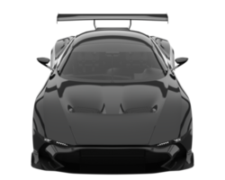 voiture de sport isolée sur fond transparent. rendu 3d - illustration png