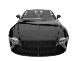 voiture de sport isolée sur fond transparent. rendu 3d - illustration png