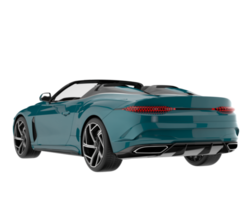 Sport car isolated on transparent background. 3d rendering - illustration png