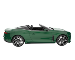 voiture de sport isolée sur fond transparent. rendu 3d - illustration png