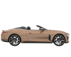 Sport car isolated on transparent background. 3d rendering - illustration png