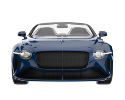 Sport car isolated on transparent background. 3d rendering - illustration png