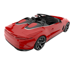 Sport car isolated on transparent background. 3d rendering - illustration png