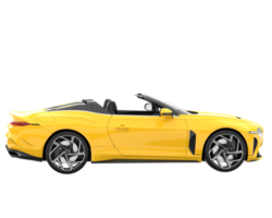 carro esporte isolado em fundo transparente. renderização 3D - ilustração png