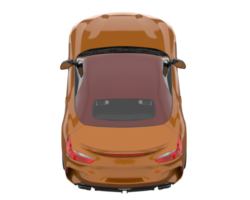 Sport car isolated on transparent background. 3d rendering - illustration png