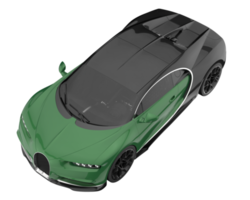 Sport car isolated on transparent background. 3d rendering - illustration png