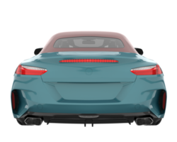 Sport car isolated on transparent background. 3d rendering - illustration png