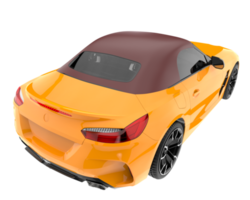 Sport car isolated on transparent background. 3d rendering - illustration png